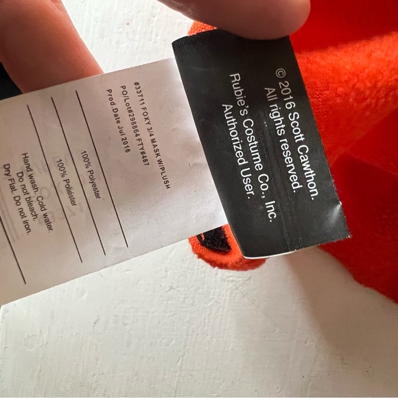 Five Nights At Freddy’s Rubber Mask Set Of 4 2016 Rubies FNAF - Picture 9 of 11